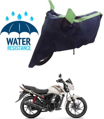 RONISH Waterproof Two Wheeler Cover for Suzuki(Sling Shot Plus, Black, Green)