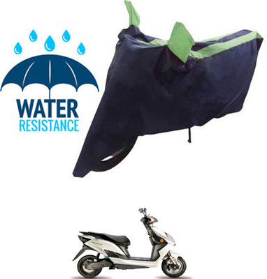 RONISH Waterproof Two Wheeler Cover for Evolet(Derby, Black, Green)