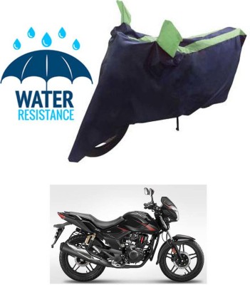 RONISH Waterproof Two Wheeler Cover for Hero(Xtreme Sports, Black, Green)