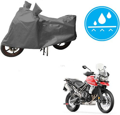 HYBRIDS COLLECTION Waterproof Two Wheeler Cover for Triumph(Tiger 800 XCA, Grey)