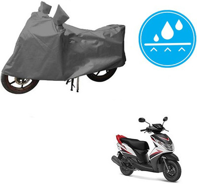 HYBRIDS COLLECTION Waterproof Two Wheeler Cover for Yamaha(Ray Z, Grey)