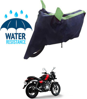 RONISH Waterproof Two Wheeler Cover for Bajaj(V15, Black, Green)