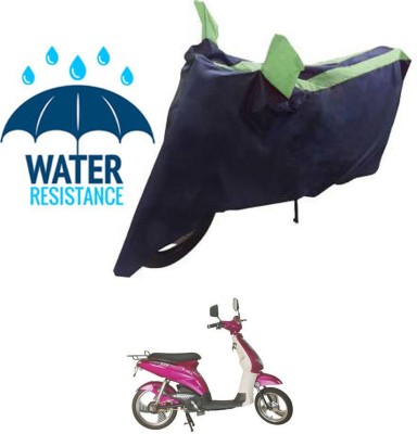 RONISH Waterproof Two Wheeler Cover for Avon(E Lite, Black, Green)