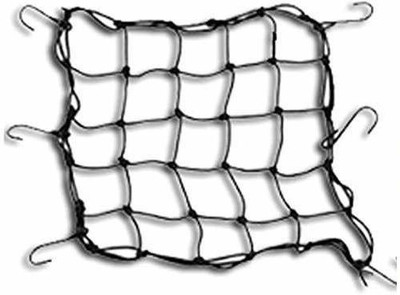 Bullkartzone Bungee Cargo Net for Bike Royal Enfield Himalayan (Black) Vehicle Cargo Net