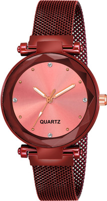 KINGLAND 4 Daimouns Designer Fashion Wrist Analog Watch  - For Girls