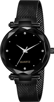 Red Robin RR-Csamon_32_Black Magnet Analog Watch - For Girls