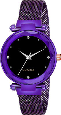 KINGLAND 4 Daimouns Designer Fashion Wrist Analog Watch  - For Girls