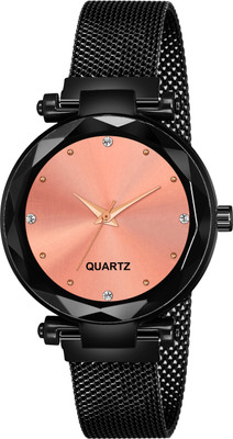 KINGLAND 4 Daimouns Designer Fashion Wrist Analog Watch  - For Girls