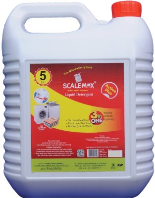 Scalemox by Scalemox Active Plus Liquid Detergent 5Ltr 3 in One Washing, No Harmful Chemicals,(5 L)