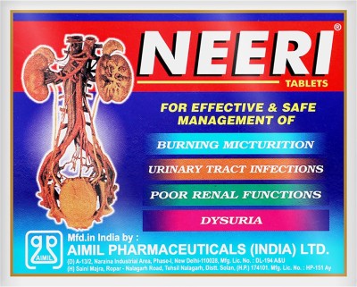AIMIL NEERI Tablet for Kidney Health | Useful in Urinary Tract Infections (UTI) (Pack of 10)(Pack of 10)
