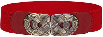 livisorb Women Casual, Formal, Party Red Artificial Leather Belt