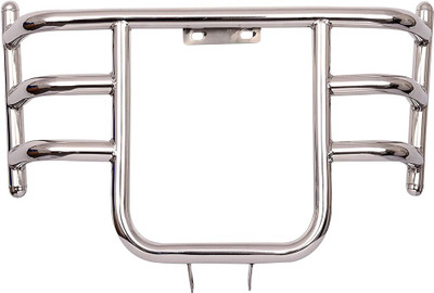 Bullkartzone Front Airfly Heavy Duty Stainless Steel Leg Crash Guard for Royal Enfield Classic 350/500 Standard 350/500 Electra 350 Thunderbird 350/500 (1.5 inch Broader Pipe Pure Stainless Steel Pro Latest 2021)(Royal Enfield)