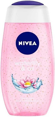 NIVEA Body Wash, Waterlily & Oil Shower Gel, Pampering Care with Refreshing Scent of Waterlily Flower (250 ml)(250 ml)