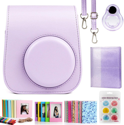 Zenko Mini 11 Purple Case Bundle with Album, Filters Other Accessories  Camera Bag(Purple)