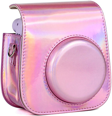 Zenko MINI 11 INSTAX CAMERA HOLO PINK POUCH BAG  Camera Bag(Holographic pink)