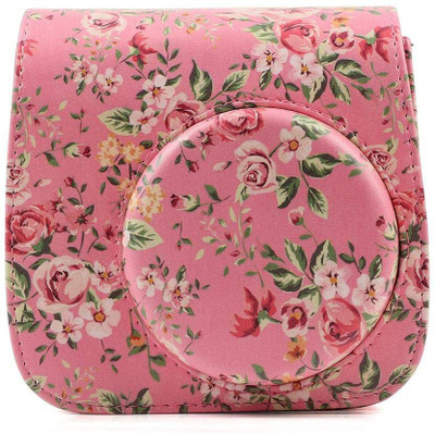 Zenko MINI 11 CAMERA PINK ROSES POUCH  Camera Bag(Pink roses)