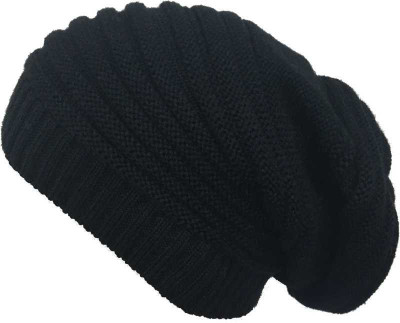 LUX JON Solid Beanie Cap