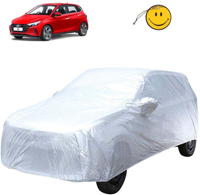 TRUCCO TRENDS Car Cover For Hyundai i20 (With Mirror Pockets)(Silver)