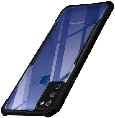 Casehub Back Cover for Samsung Galaxy M21 2021 Edition(Black, Camera Bump Protector)