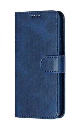 COVERNEW Flip Cover for SAMSUNG Galaxy M32 5G SM-M326B(Blue, Grip Case, Pack of: 1)