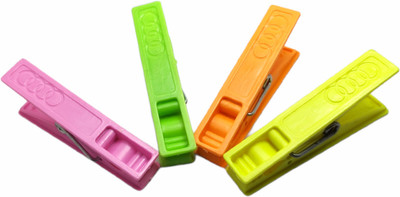 10cr Heavy Duty Rust Free Plastic Cloth Clips(Multicolor Pack of 72)