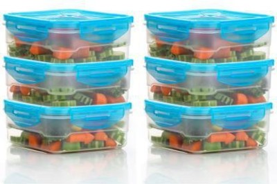 PM SELECT Plastic Grocery Container  - 800 ml(Pack of 6, Blue)