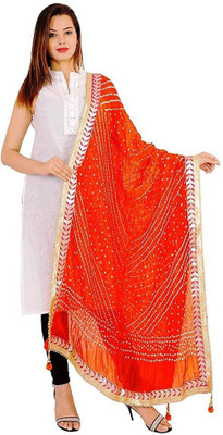 SATGURU COLLECTION Art Silk Printed Women Dupatta