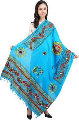 Sandhi Pure Cotton Self Design Women Dupatta