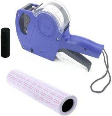 KNB Price Labeller Printing Rate Printer (MRP Rate Gun) Label Gun 8 Digits with Ink Rolls (Pack of 1) with Label Roll (Label Stamping Machine) Label Stamping Machine(Manual)