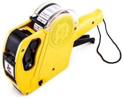 Netigems Price Labeller MX5500 Rate Printer Label Gun 8 Digits 1pc (Yellow) Label Stamping Machine(Semi Automatic)