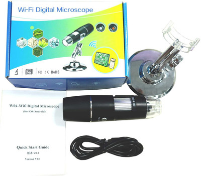 A&S TOOLSHOP Latest 1000X Magnification 8 Led USB Digital Microscope + Endoscope + Stand for Education Industrial Biological Inspection Microscope Slide Box A&S TOOLSHOP Latest 1000X Magnification 8 Led USB Digital Microscope + Endoscope + Stand for Education Industrial Biological Inspection Microscope Slide Box