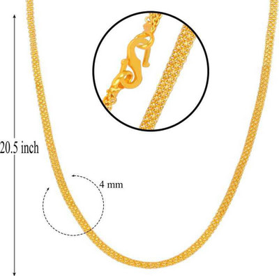 Nawab Collection Ruby Gold-plated Plated Alloy Chain