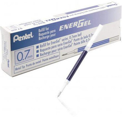 PENTEL LR7 Pentel Energel 0.7mm Refill(Pack of 20, Ink Color - Blue)