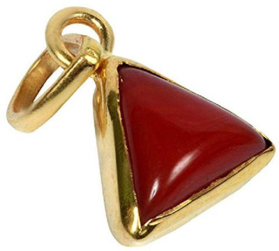 RR SHREE KRISHNA TRADERS MOONGA/MUNGA PENDANT(CORAL PENDANT) Brass Coral Alloy, Stone Pendant