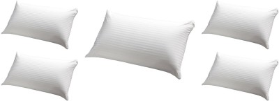 Flipkart SmartBuy Polyester Fibre Stripes Cushion Pack of 5(White)