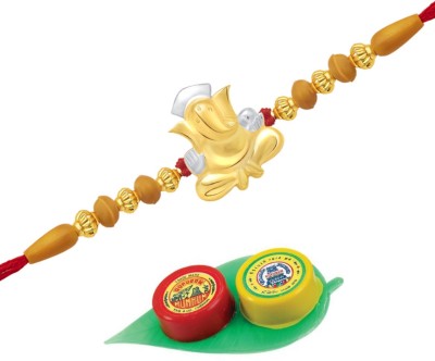 VIGHNAHARTA Religious 1032RKG Gold Finish Rakhi  Set(Rakhi)