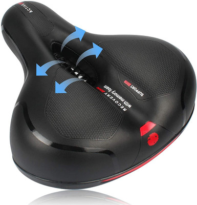 Leosportz Universal Fit for Any Cycle | Quick Removable Tail Light with USB Charging Saddle(Black, Red)