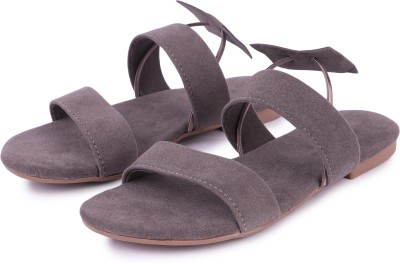 Viash Women Flats(Grey , 5)