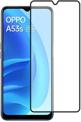 BRIGHTRON Edge To Edge Screen Guard for OPPO A53S With 9H hardness, Edge To Edge Full Screen Coverage| Oleophobic Coating | Ultra HD+ | Case Friendly| With Easy Installation Kit.(Pack of 1)