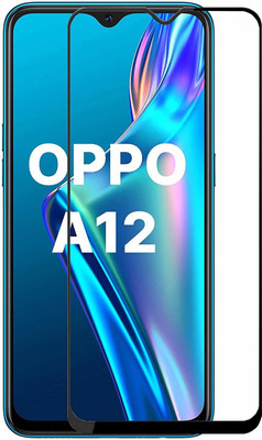 O2MG Edge To Edge Tempered Glass for OPPO A12(Pack of 1)