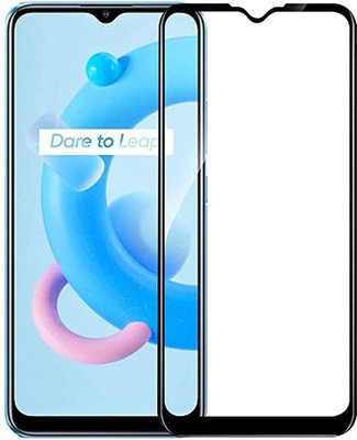 FIVE-O Edge To Edge Tempered Glass for REALME C20(Pack of 1)