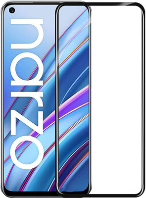 GLASS STAR Edge To Edge Screen Guard for REALME NARZO 30 With 9H hardness, Edge To Edge Full Screen Coverage| Oleophobic Coating | Ultra HD+ | Case Friendly| With Easy Installation Kit.(Pack of 1)