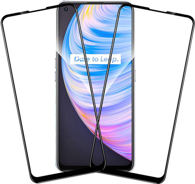 FIVE-O Edge To Edge Tempered Glass for Realme Q2 PRO(Pack of 1)