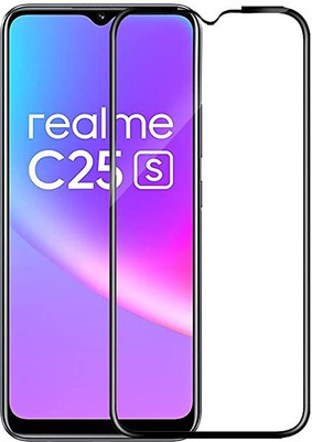 Gadget Five Edge To Edge Tempered Glass for REALME C25S(Pack of 1)