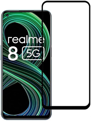 TESPARK Edge To Edge Tempered Glass for Realme 8 5G(Pack of 1)