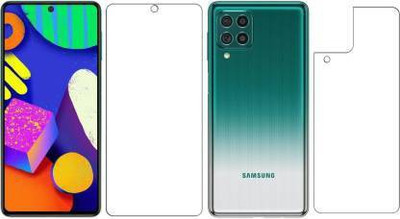 RUNEECH Front and Back Screen Guard for SAMSUNG GALAXY M62(Pack of 2)