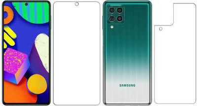 RUNEECH Front and Back Screen Guard for SAMSUNG GALAXY M62(Pack of 2)