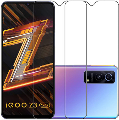 MaxR Tempered Glass Guard for iQOO Z3 5G VIVO IQOO Z3 5G(Pack of 2)