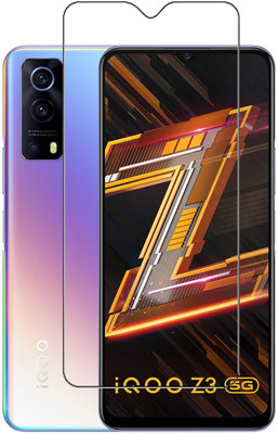 AARERED Edge To Edge Tempered Glass for VIVO IQOO Z3 5G(Pack of 1)