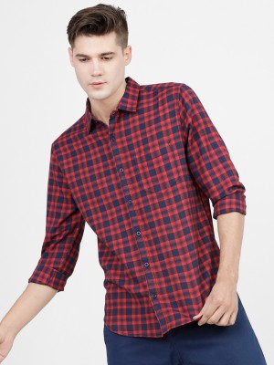 KETCH Men Checkered Casual Multicolor Shirt